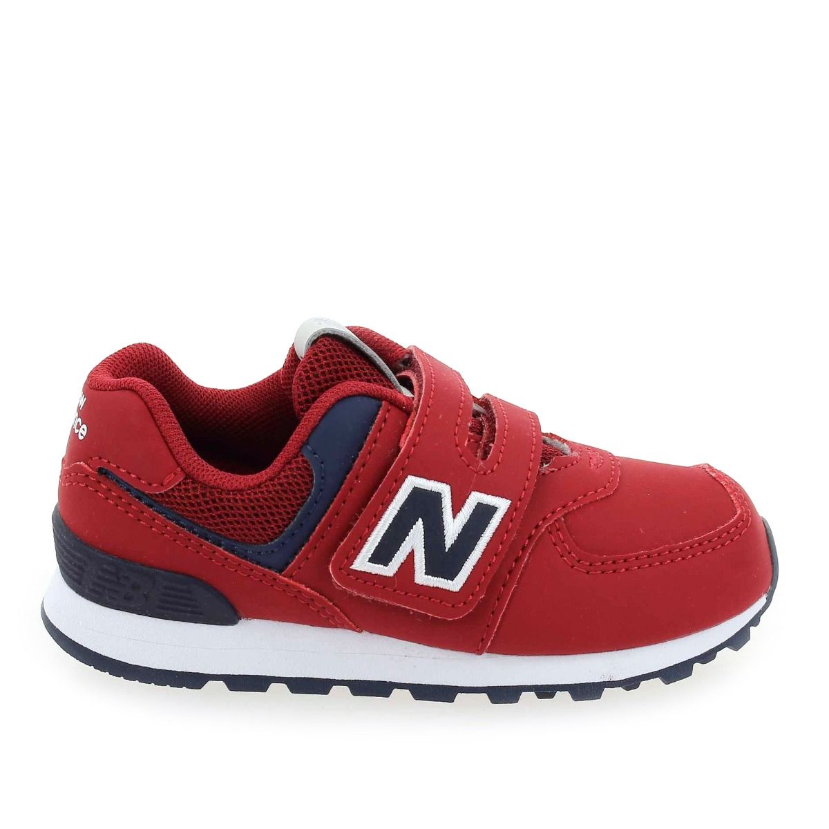 New Balance  IV574 VELCRO - rouge marine