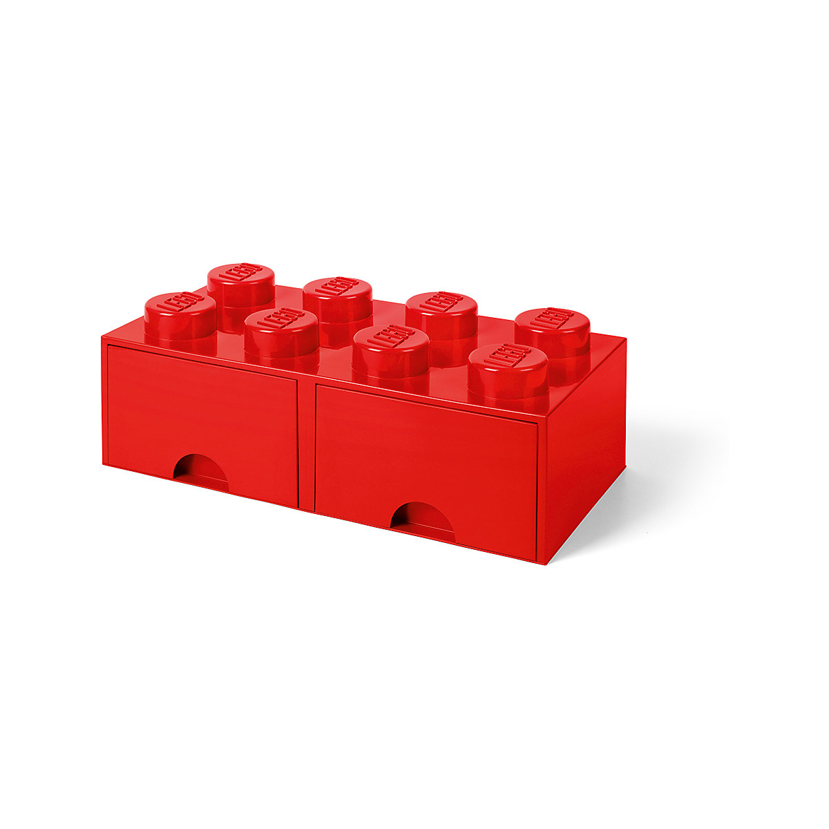 LEGO® Aufbewahrungsbox Storage Brick 8er rot mit Schublade, 50 x 25 x 18 cm