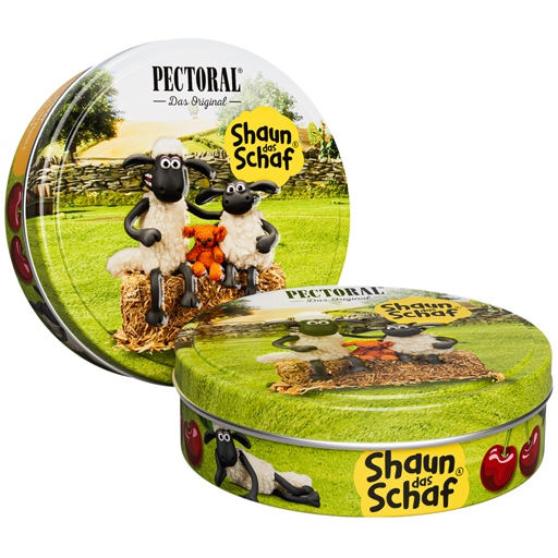 PECTORAL für Kinder Shaun das Schaf Dose Timmy  60 g  Bonbons