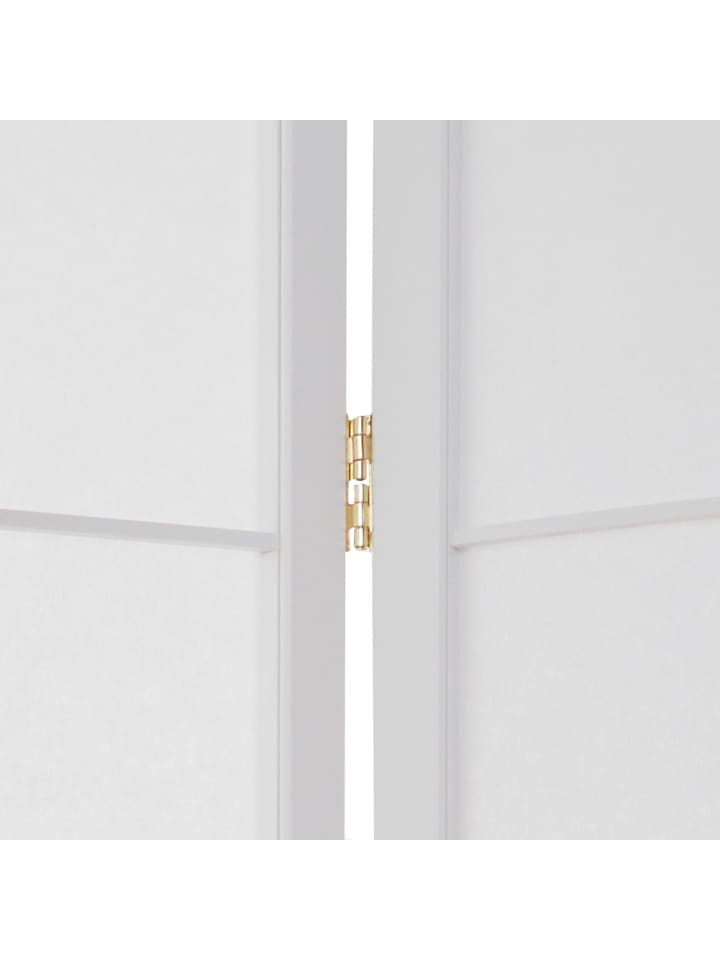 Homestyle4u 6-tlg. Paravent in Weiß 264x179 günstig kaufen onesize