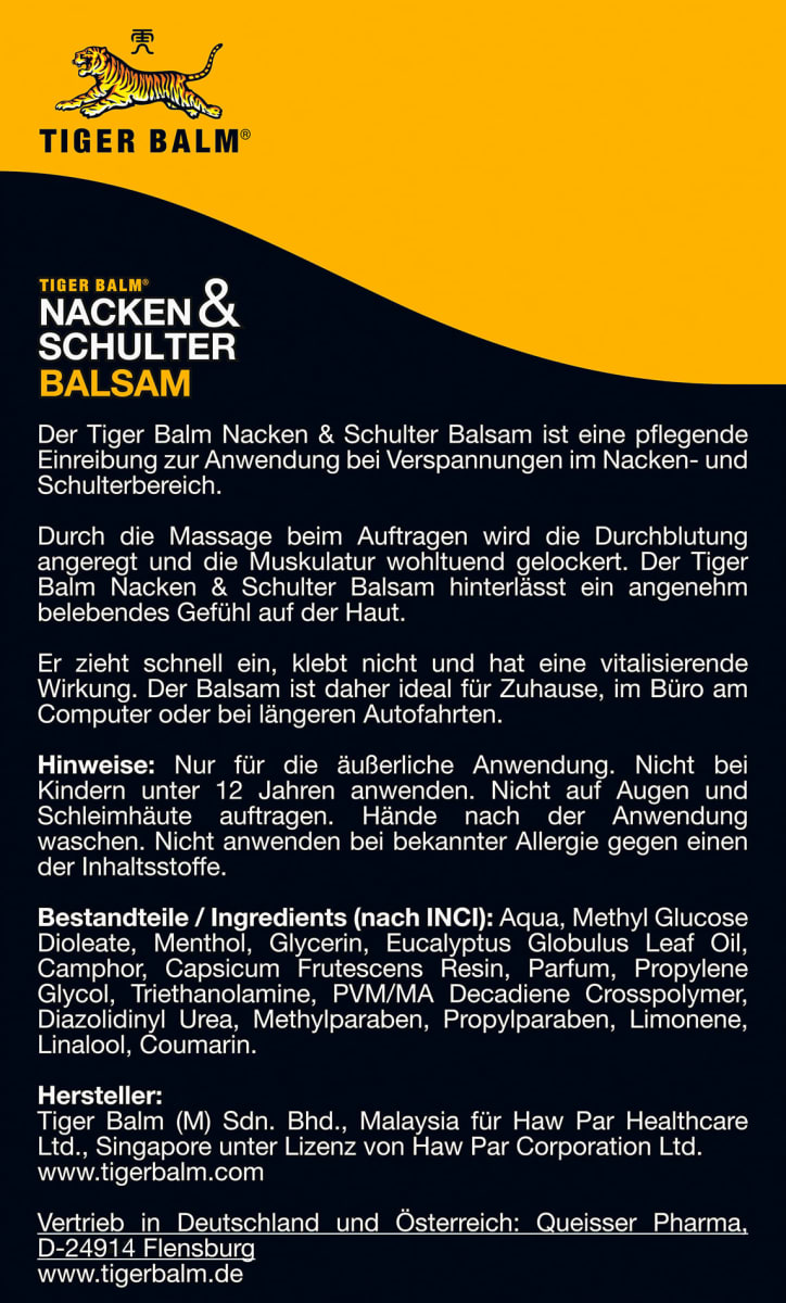 Nacken- und Schulter Balsam, 50 g