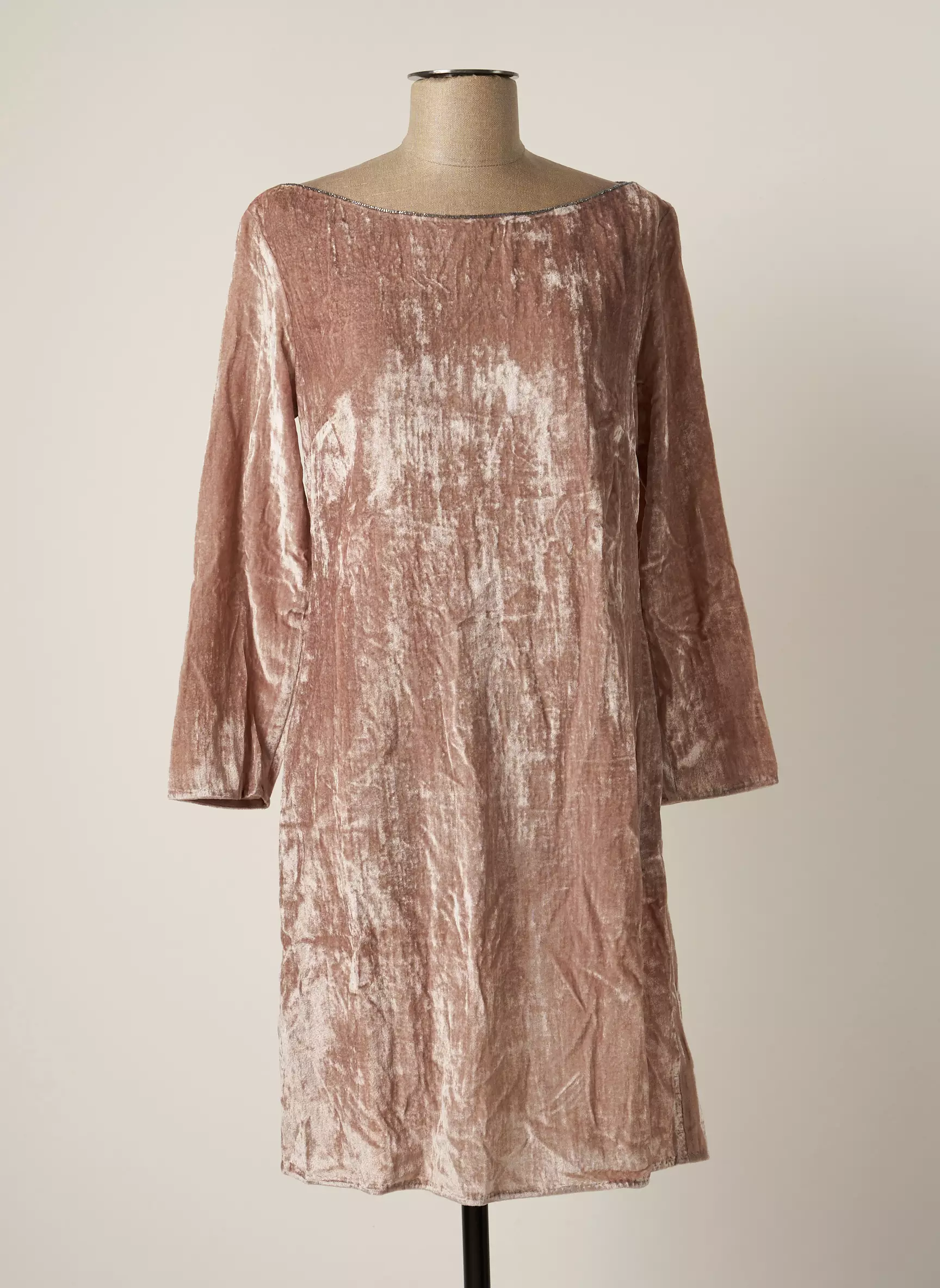 By Sophie Robes Mi Longues Femme couleur rose