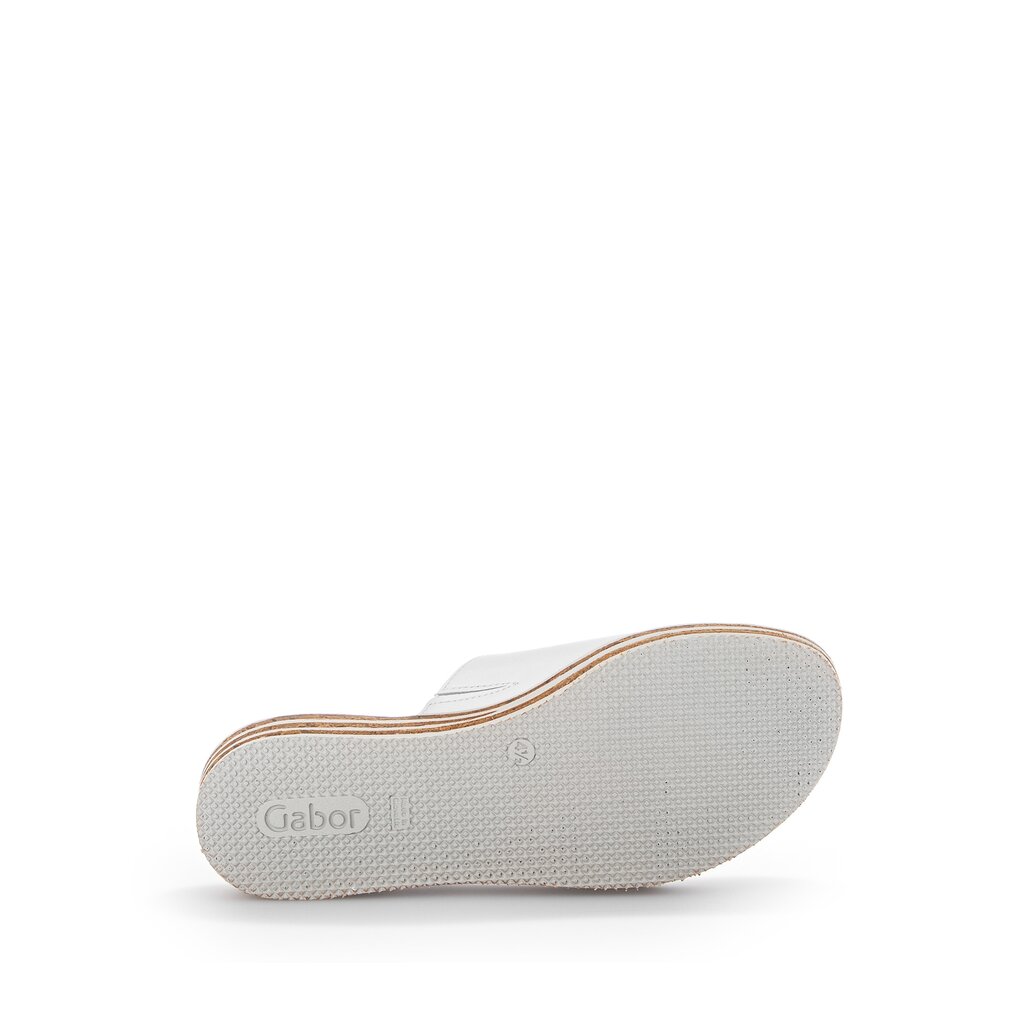 Gabor fashion Pantolette weiß