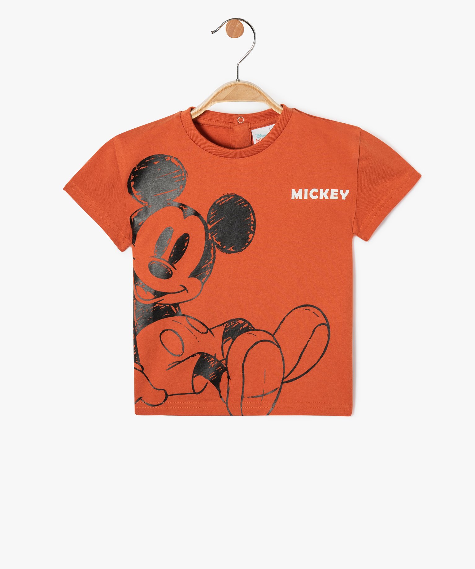 Tee-shirt à manches courtes en coton imprimé ciné bébé ... rouge | GEMO