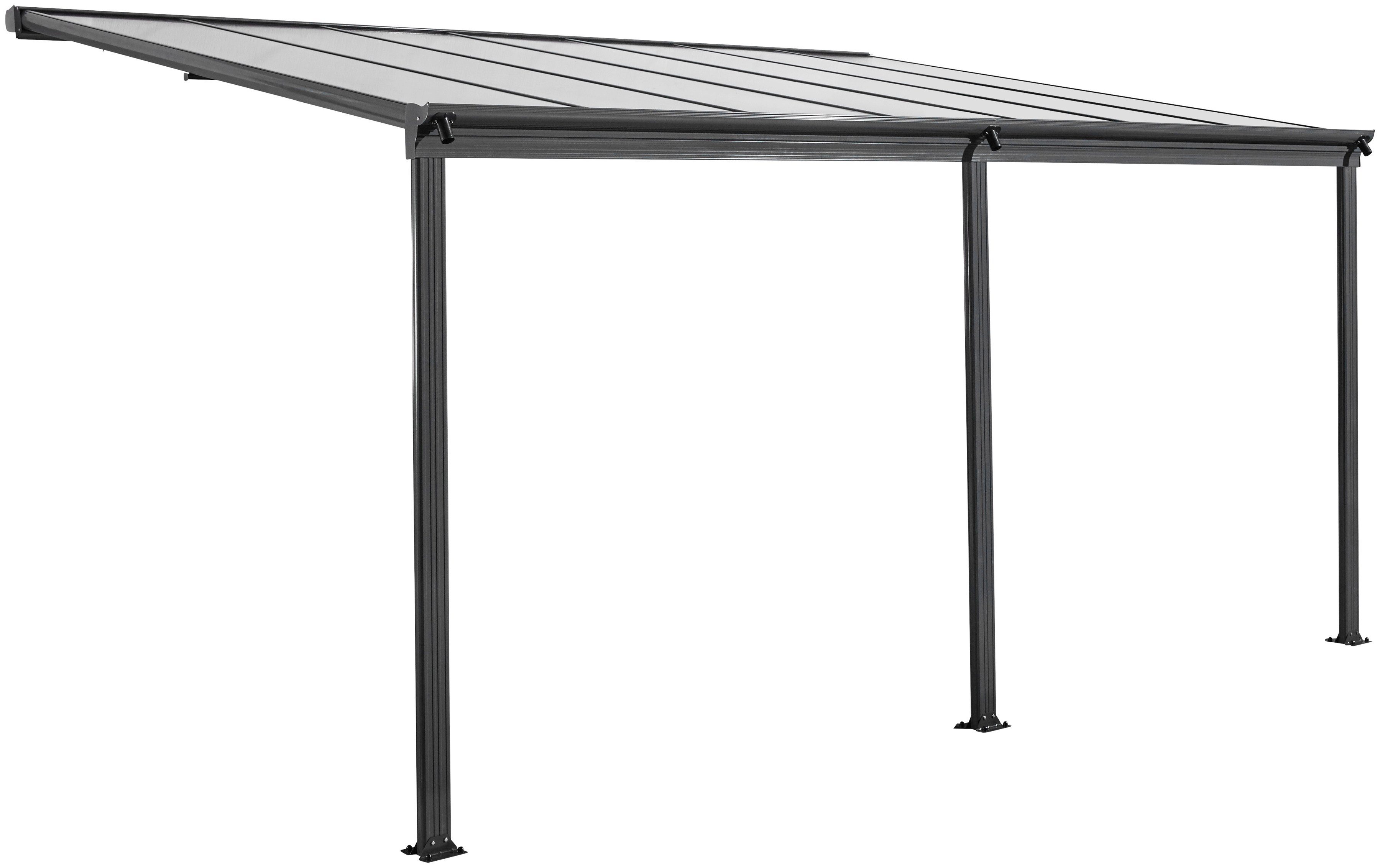 KONIFERA Terrassendach, BxT: 434x300 cm, Bedachung Doppelstegplatten, BxT: 434x300 cm
