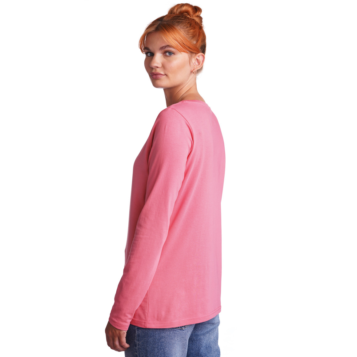 2 Damen Langarmshirts im Basic-Style