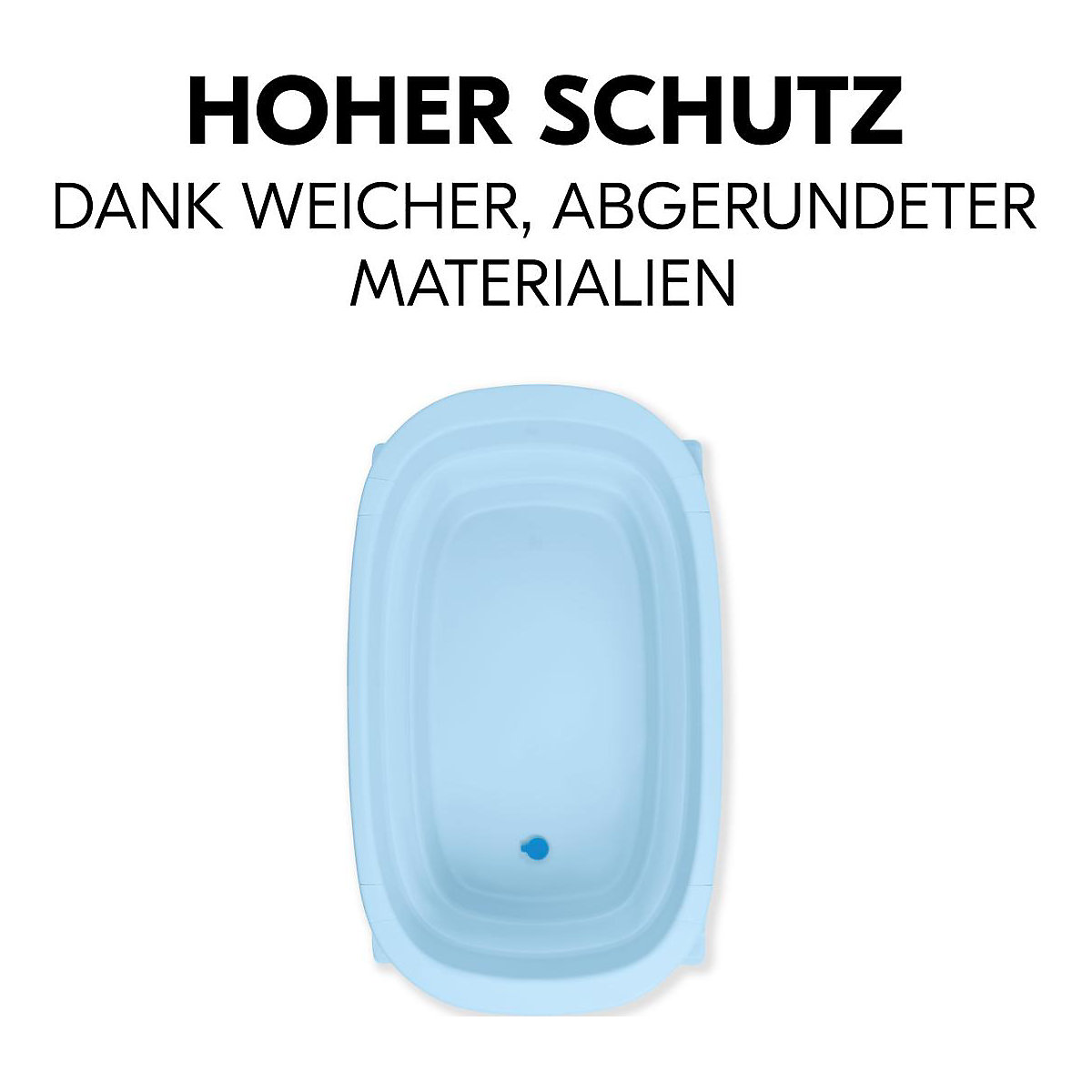 Babywanne Wash N Fold M, Light Blue
