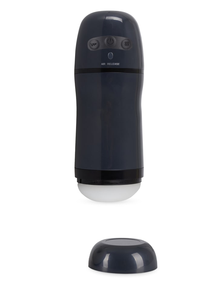 Rebel Masturbator mit Vibration Masturbator with 2 Functions in schwarz günstig kaufen 21,5 cm