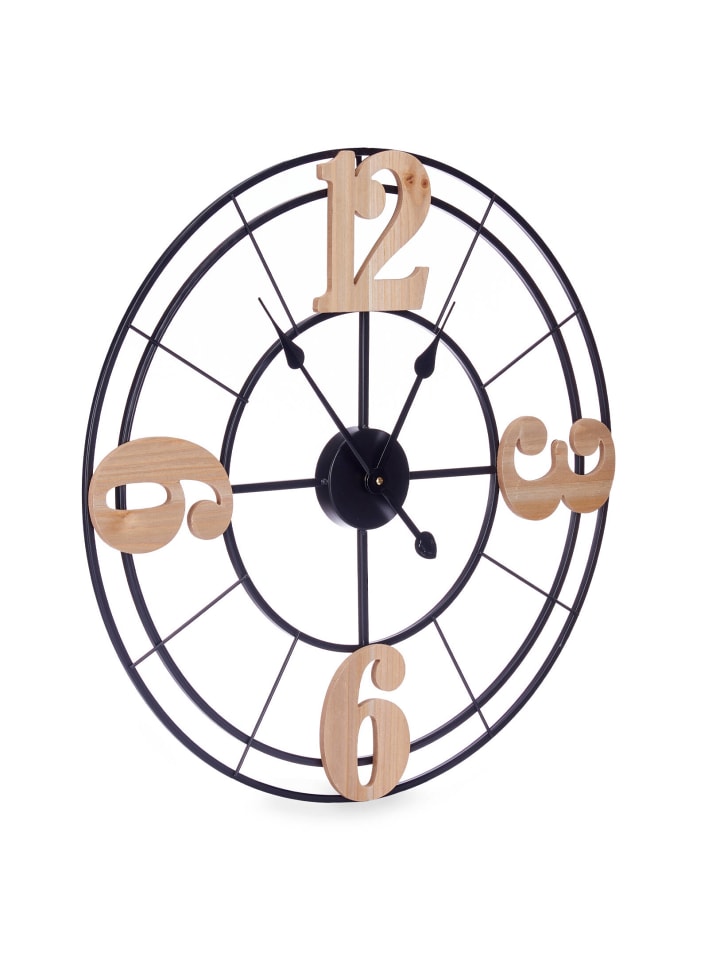 GIFTDECOR Wanduhr in braun günstig kaufen onesize