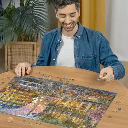 Puzzle 1000 Teile - Paris im Morgenrot