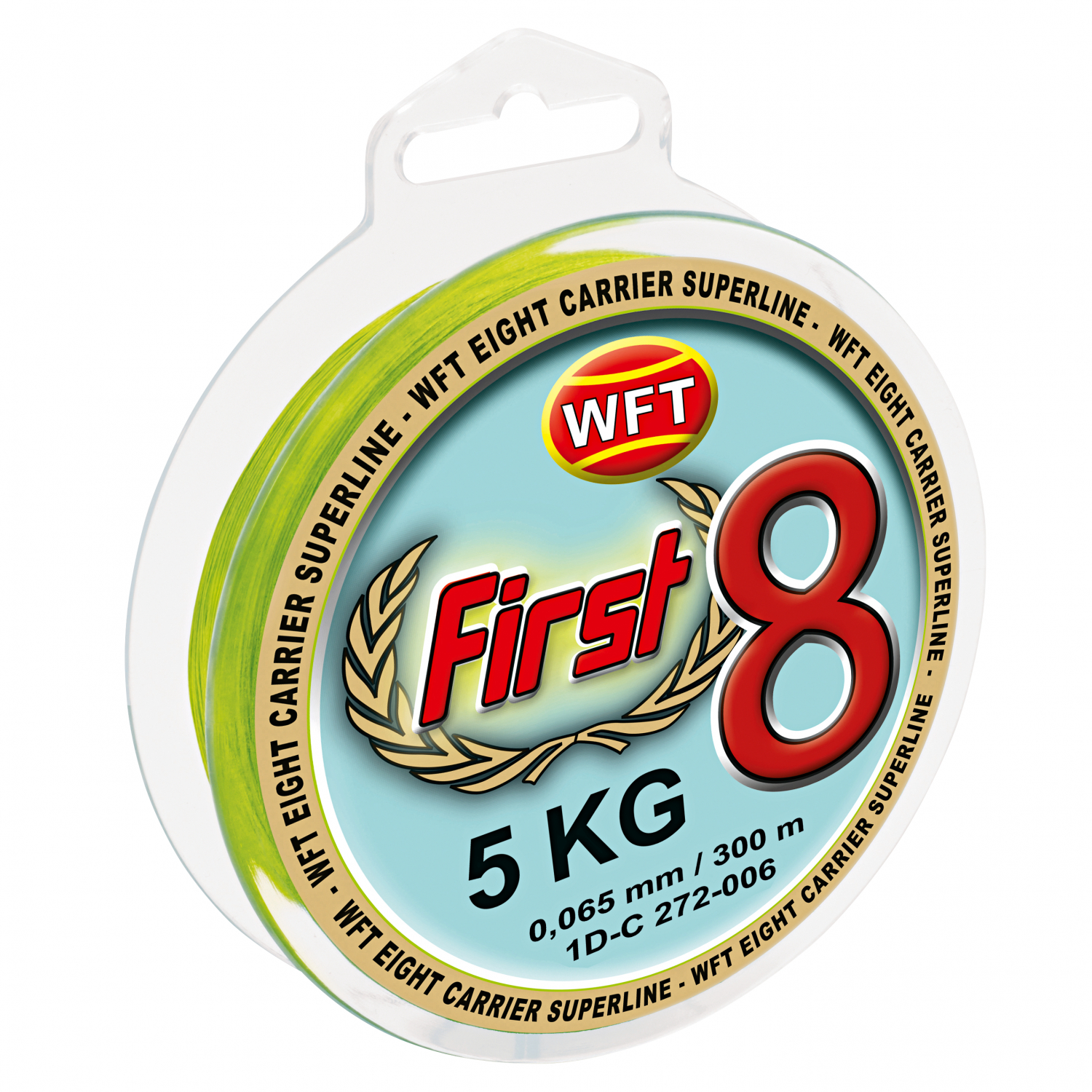 WFT Angelschnur First 8 KG Super Braid (chartreuse)