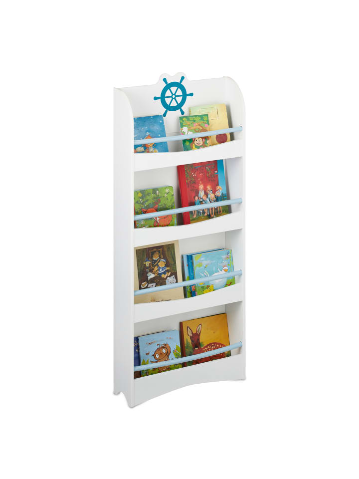 relaxdays Kinderbücherregal 