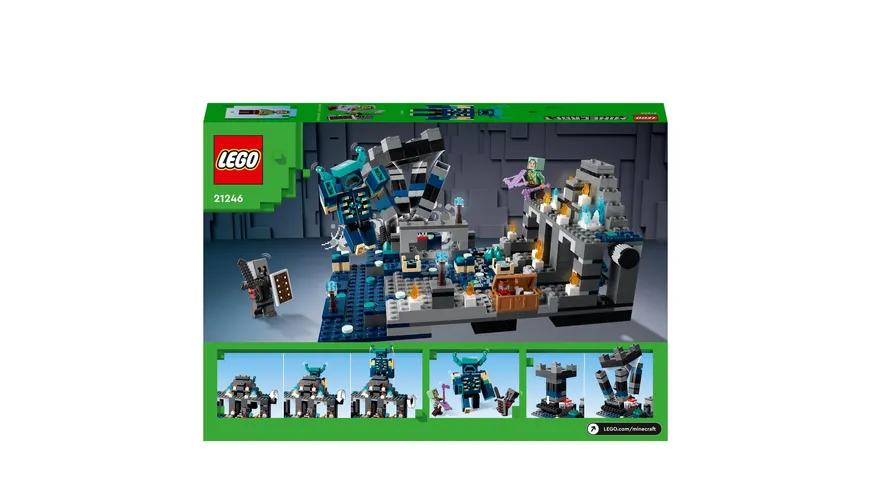 LEGO Minecraft 21246 Das Duell in der Finsternis, Spielzeug mit Figuren