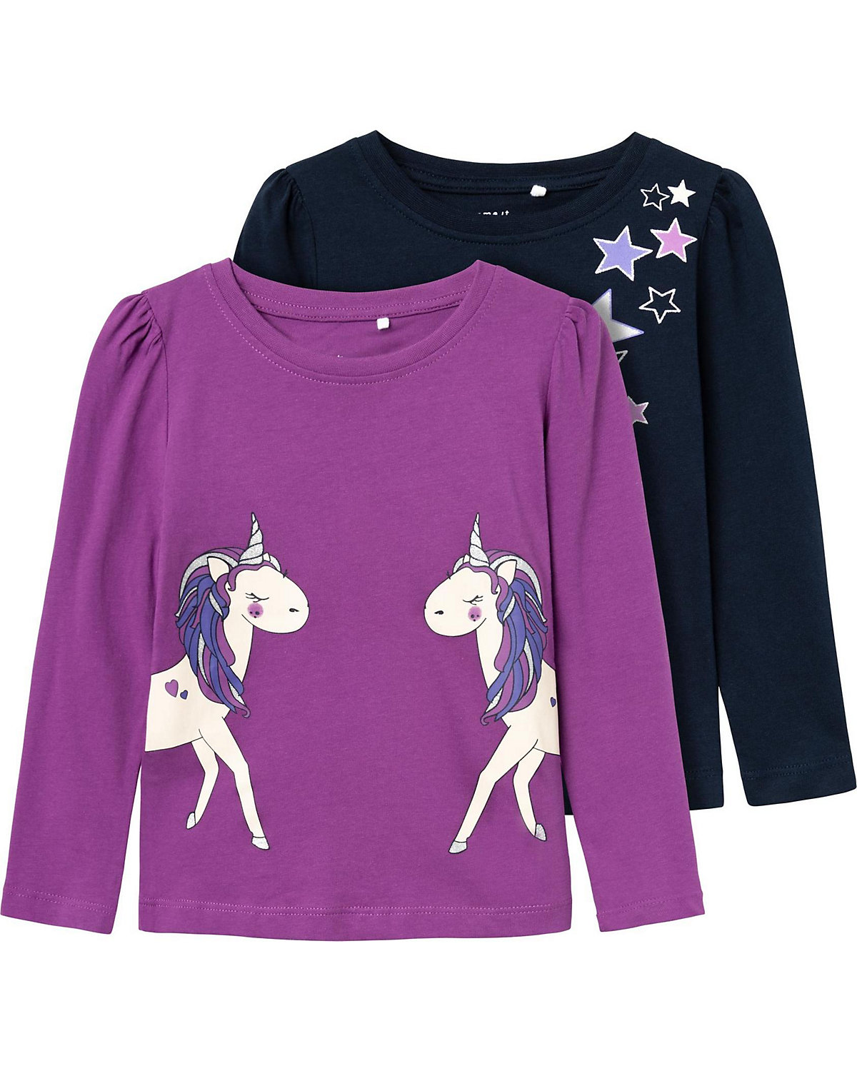 Langarmshirts ROSELIN Doppelpack für Mädchen