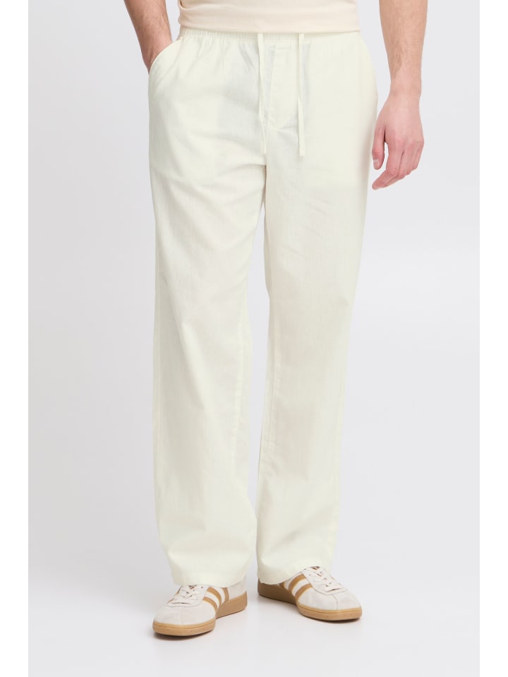 BLEND Leinenhose in weiß günstig kaufen