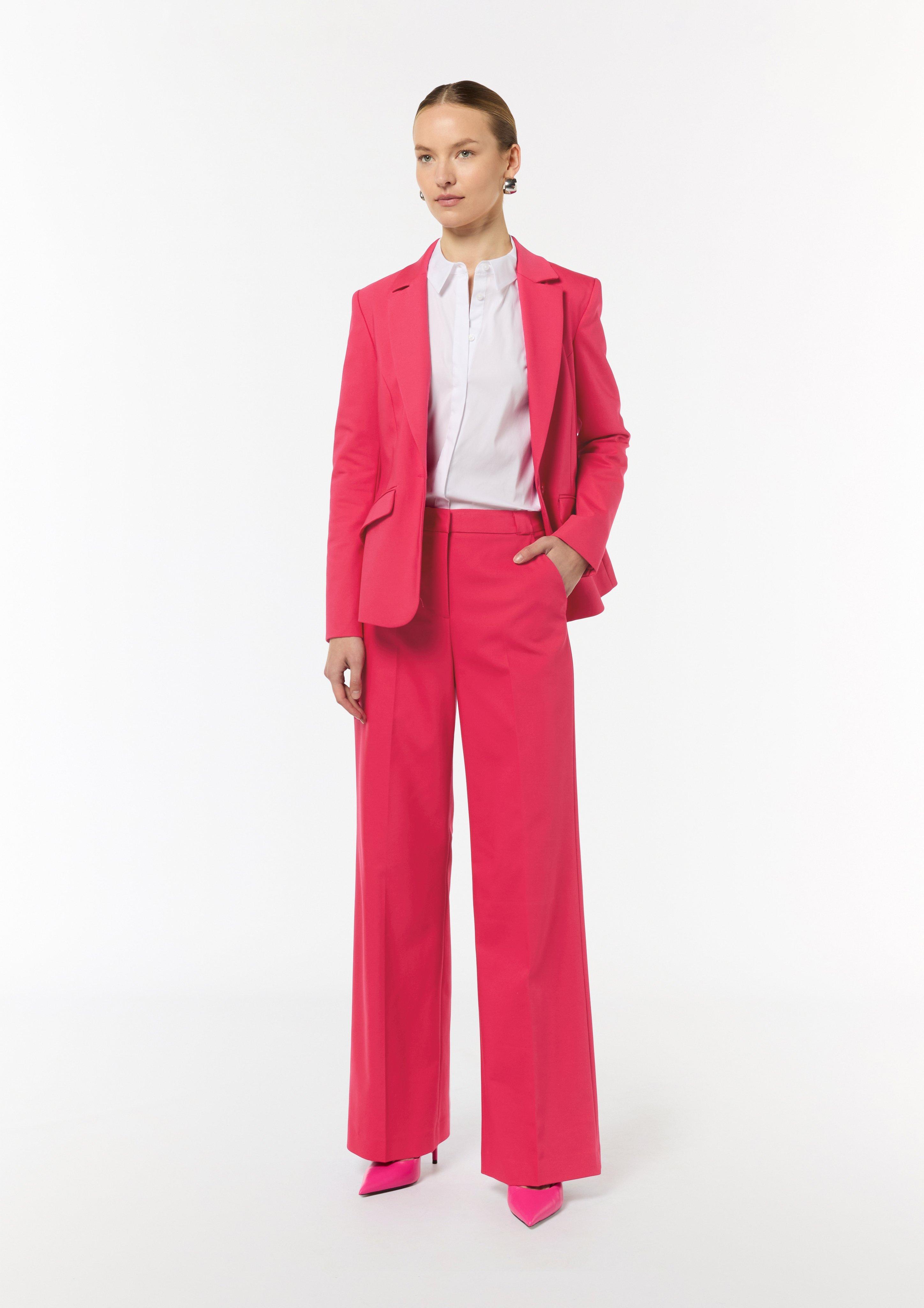 Regular: Hose aus Baumwollmix - pink
