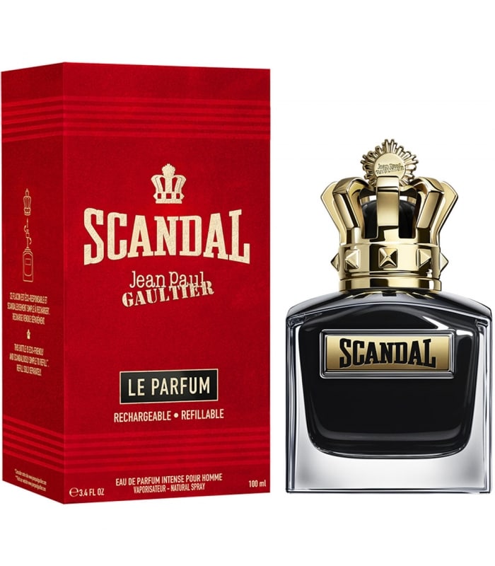 Jean Paul Gaultier-SCANDAL POUR HOMME LE PARFUM-Eau de Parfum Intense Vaporisateur Rechargeable