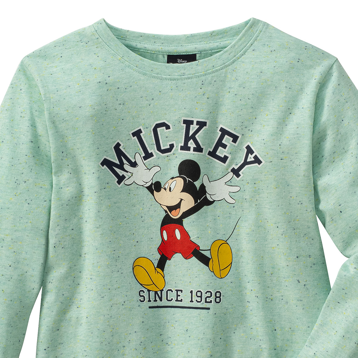 Micky Maus Langarmshit mit großem Print