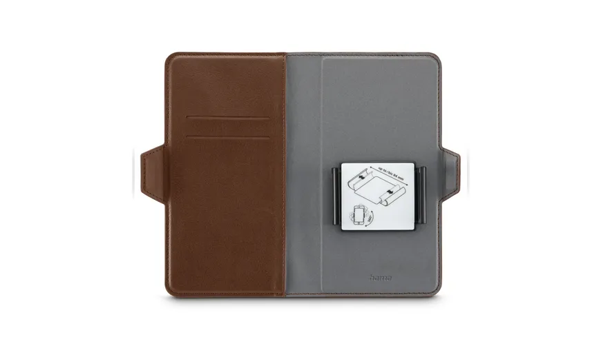 Hama Handytasche, Universal, Eco, für Handygröße 7,5 x 15,3 cm, Braun