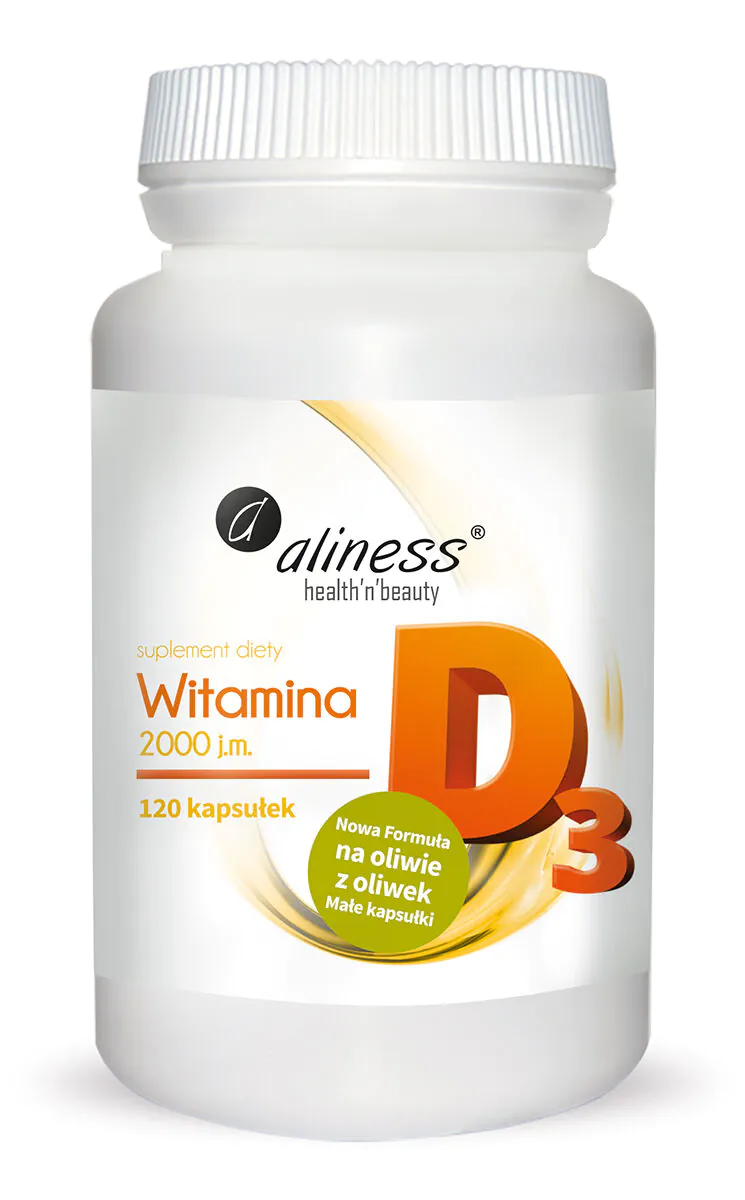 Aliness vitamin D3 2000 IU, kapsule