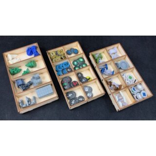 Organizer compatible with UBoot: The Board Game