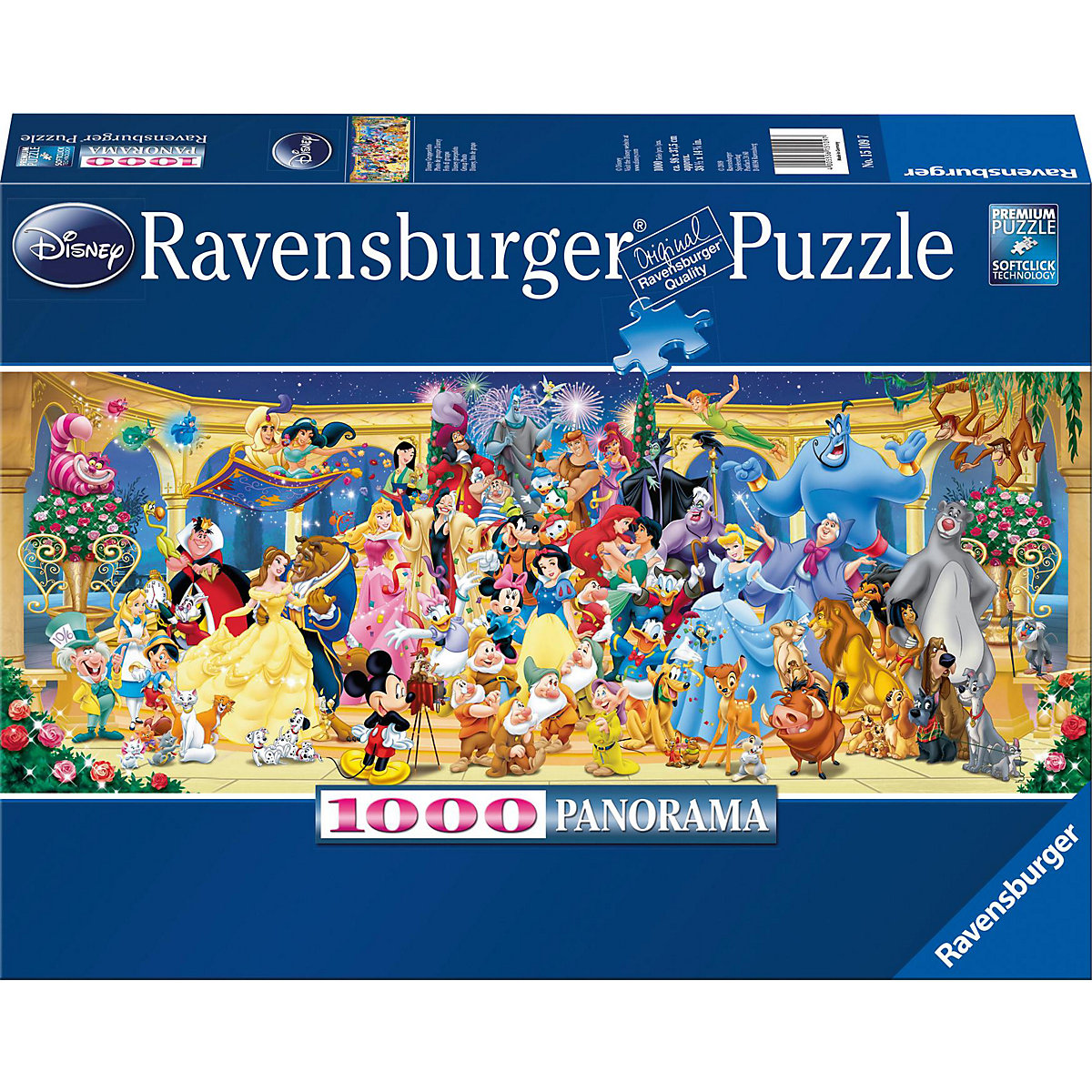 Puzzle 1000 Teile, 98x37 cm, Panorama,   Gruppenfoto
