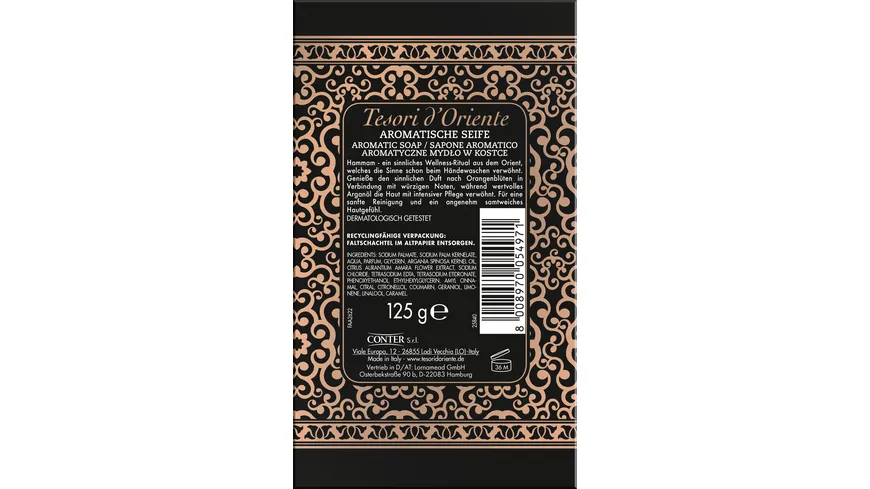 Tesori d'Oriente feste Seife Hammam 125 g