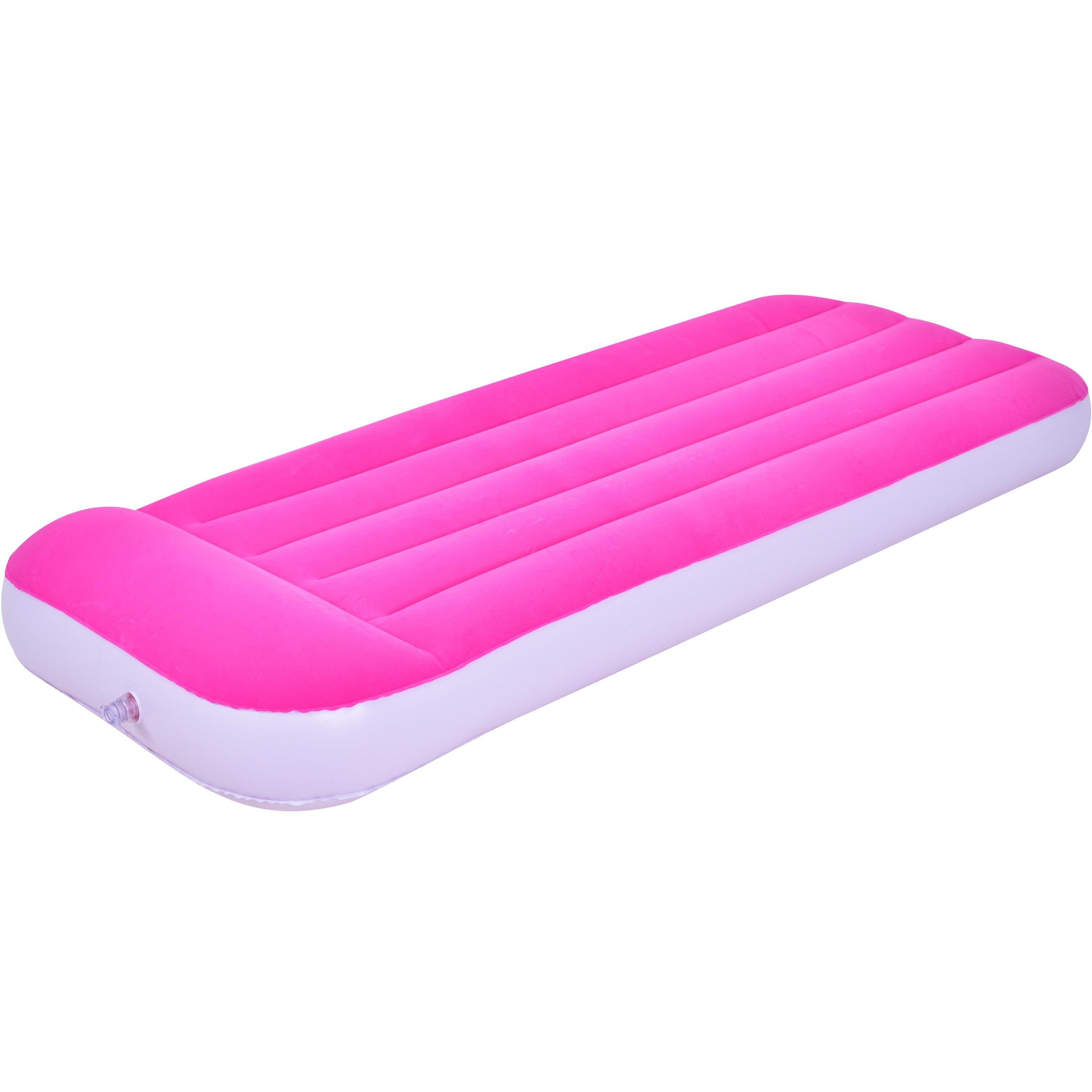 Avenli Luftbett Aufblasbares Kinderbett rosa, (Luftbett für Kinder rosa), Luftmatratze mit erhöhtem Kopfteil
