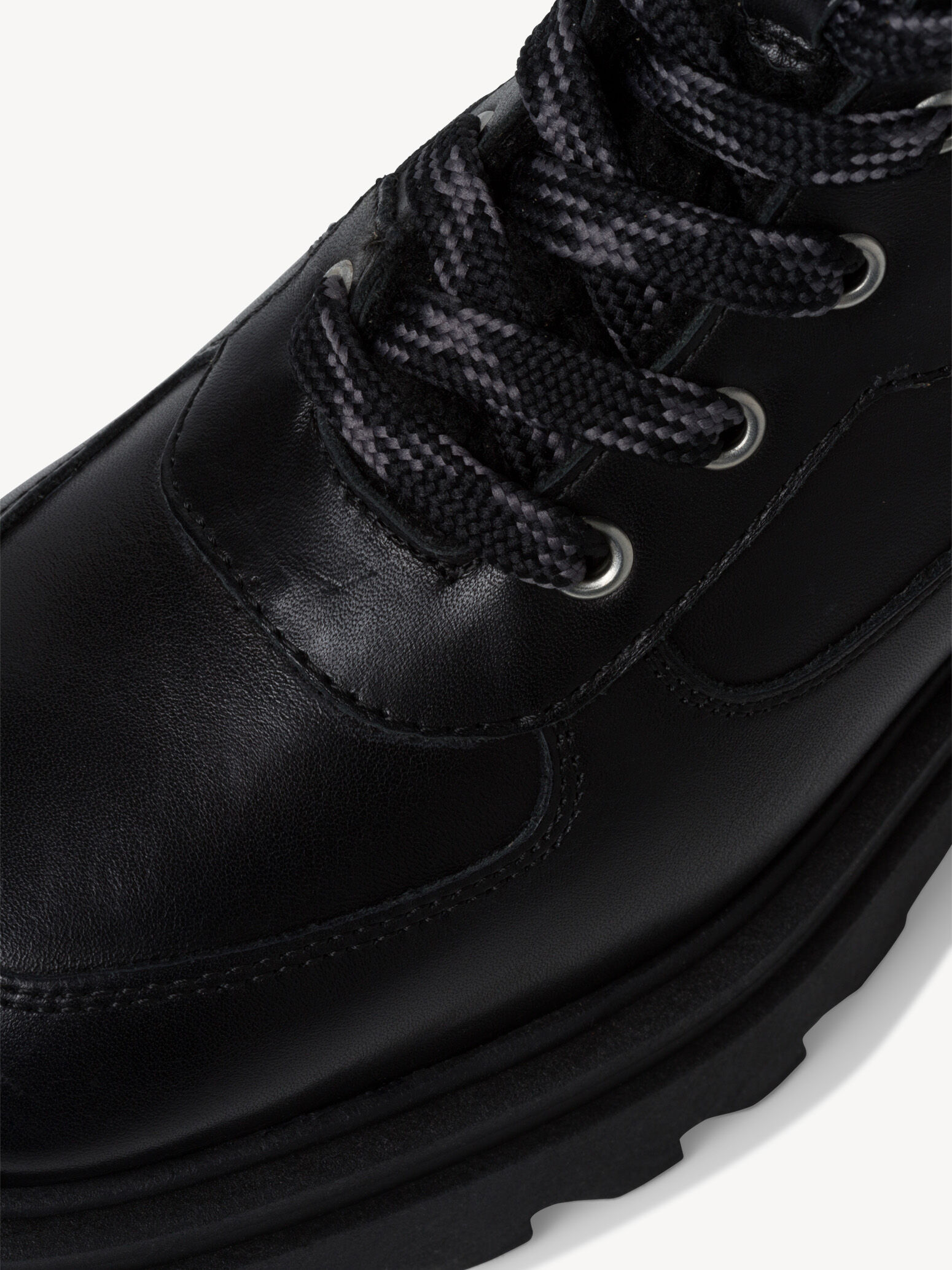 Bottine en cuir - noir doublure chaude