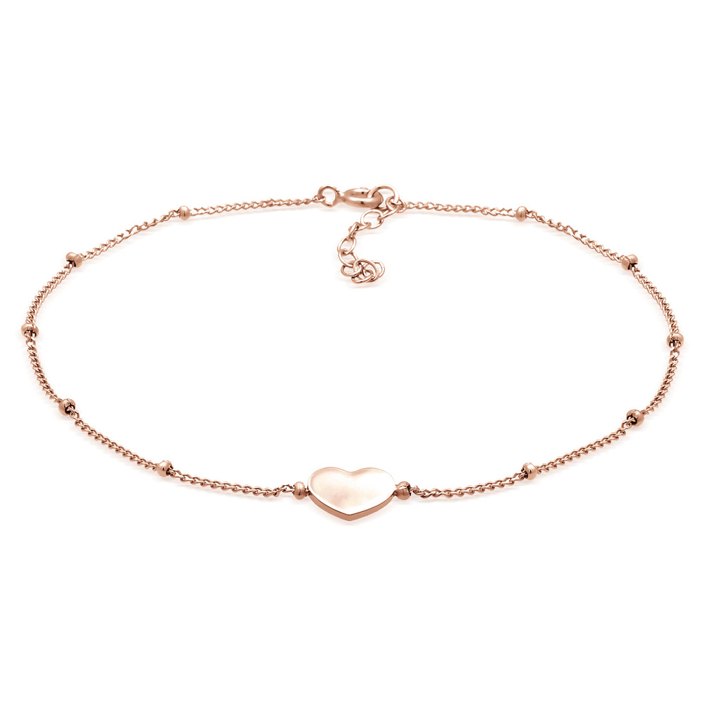 Elli Elli Bracelet de Cheville de Cheville Coeur Réglable Bracelet de cheville Femme - Bijoux
