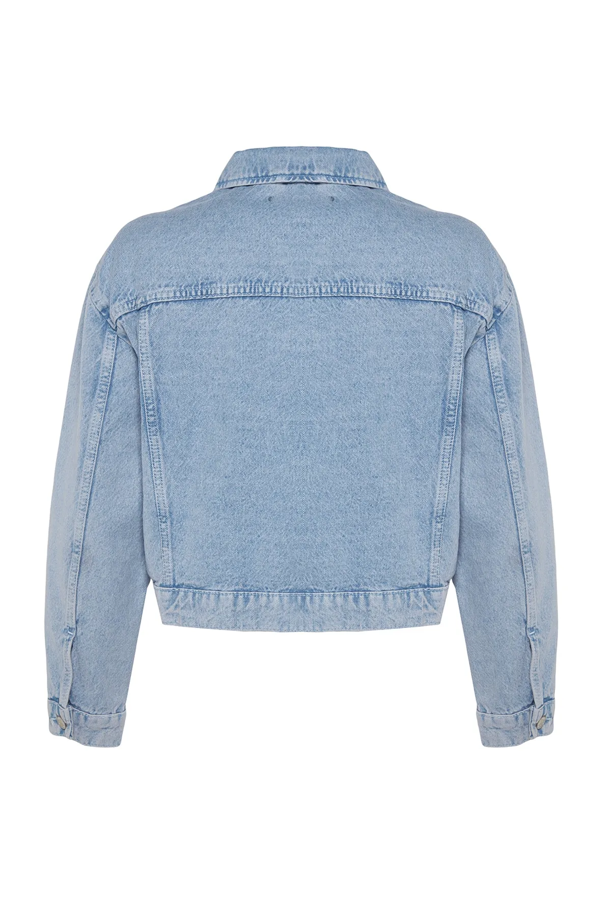 Trendyol Collection  Hellblaue Trucker-Jeansjacke TWOAW24CE00010