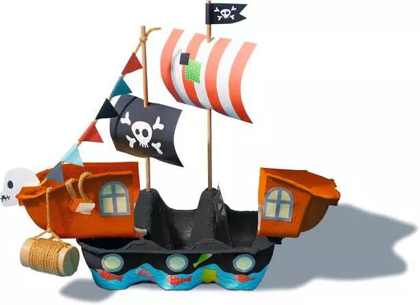 Piraten - Bastelset für Kinder ab 6 Jahren