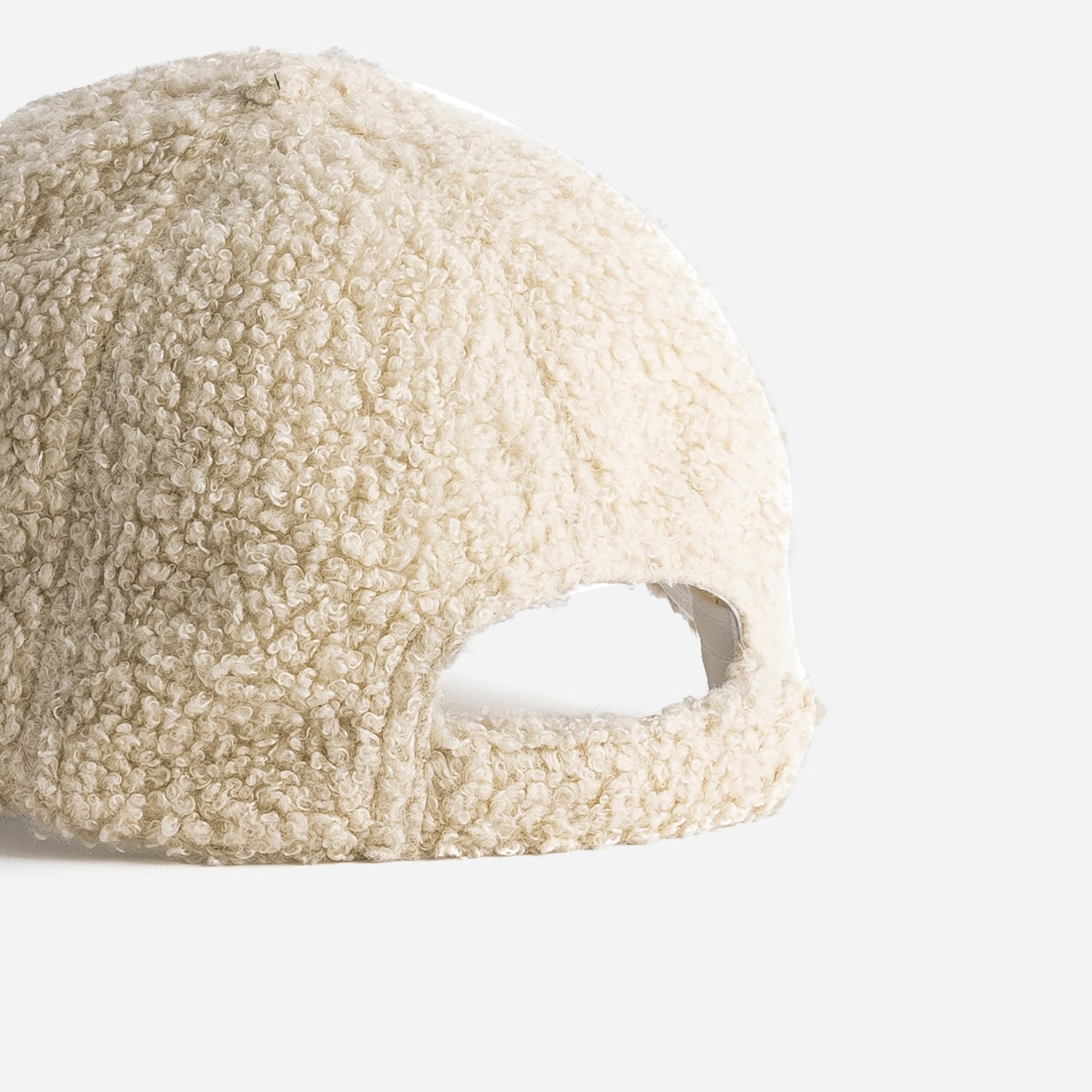 Casquette TEXTO écrue en sherpa