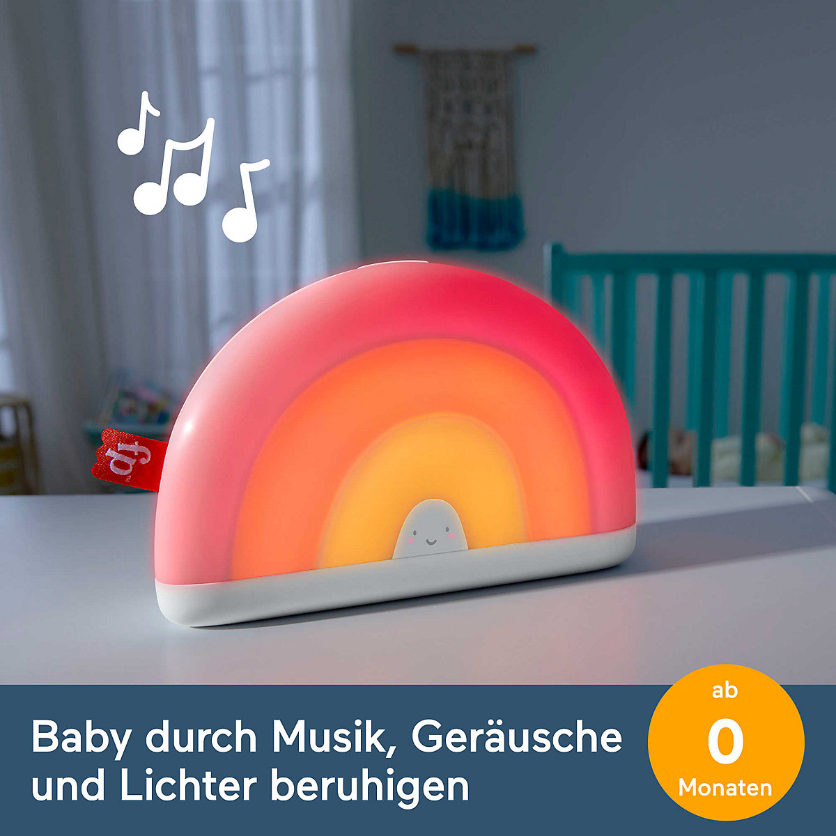 Fisher-Price Sonnenuntergang Nachtlicht & Spieluhr mit Musik und Lichtern