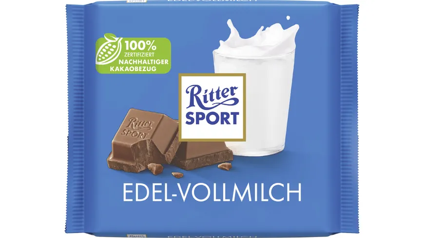 Ritter Sport 100G Edel-Vollmilch Tafel 100 g
