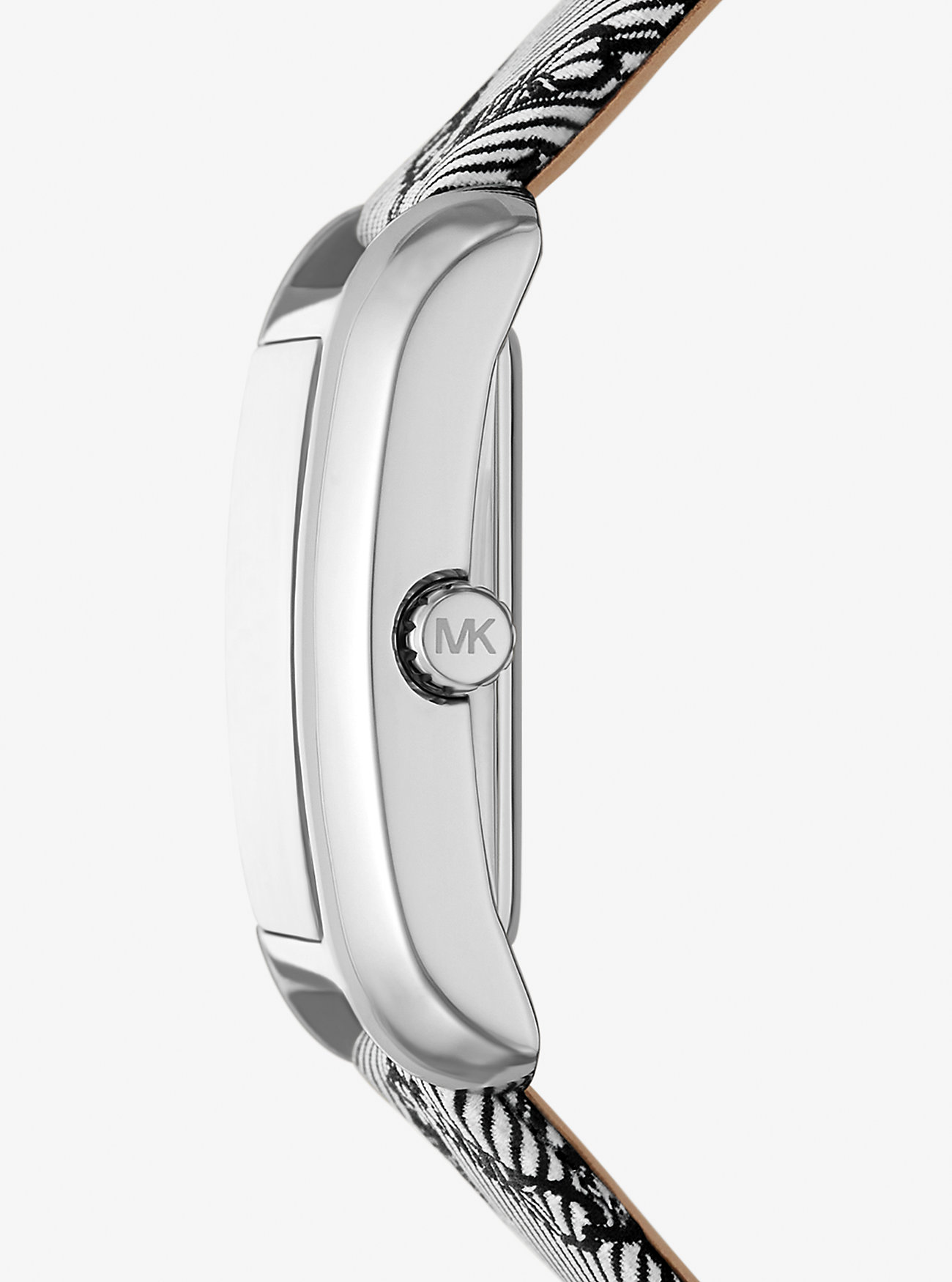 Mini orologio Emery color argento con logo Empire jacquard - NERO