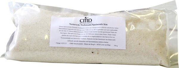 CMD Naturkosmetik Natursole Tiefensalz Badesalz