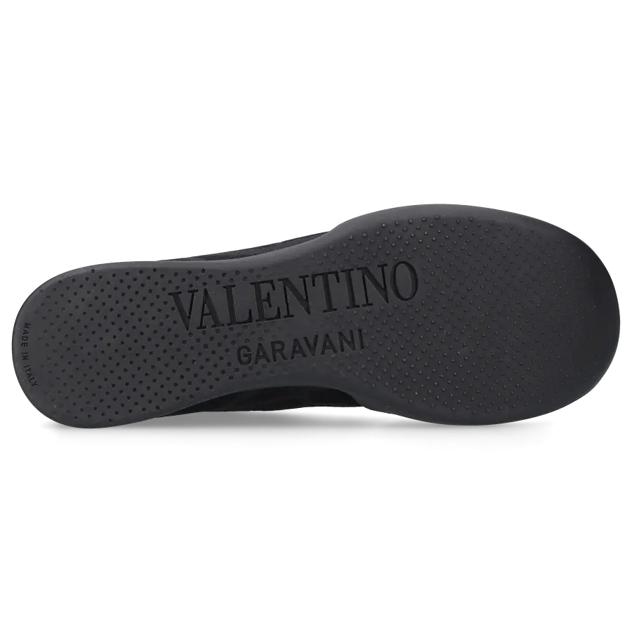 Valentino Garavani - Sneaker high CITYSHORE Baumwolle Stretch - schwarz