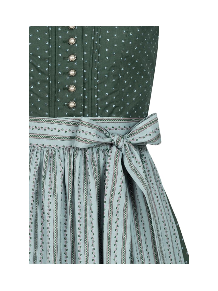 Nübler Dirndl midi Jette in Petrol günstig kaufen