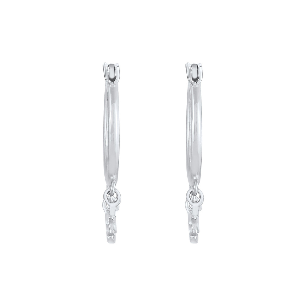 Elli Elli Boucles d'Oreilles Blogueur créoles étoile lune astro tendance pour femme en Boucles d'oreilles