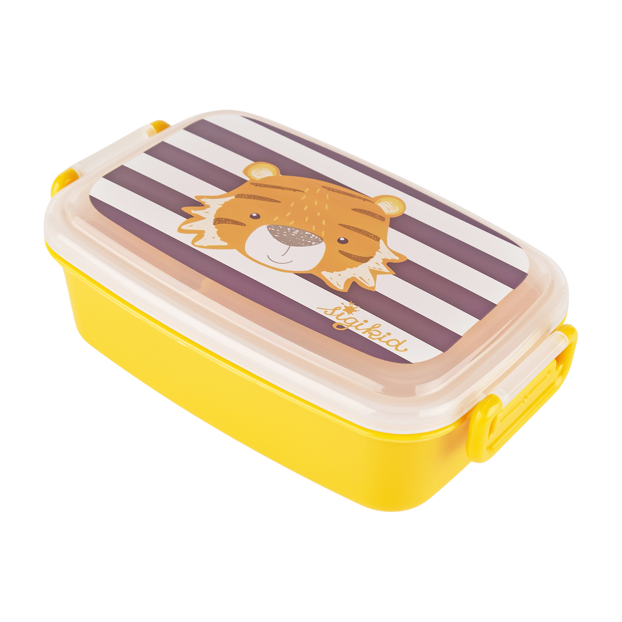 Kinder Set Edelstahl-Trinkflasche und Brotbox Tiger