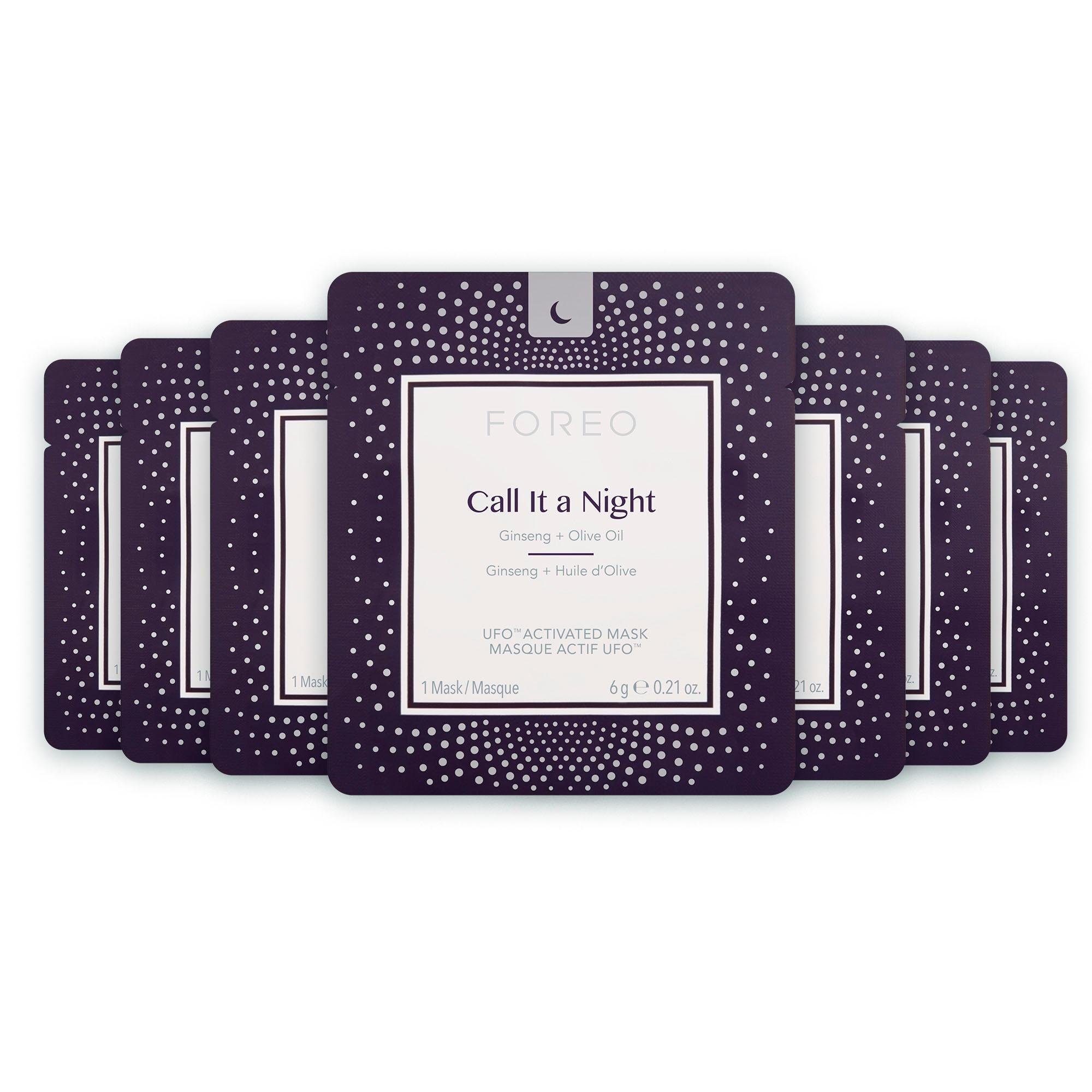 FOREO Tuchmaske Call It a Night Packung, 7 x 6 g, kompatibel mit UFO & UFO mini