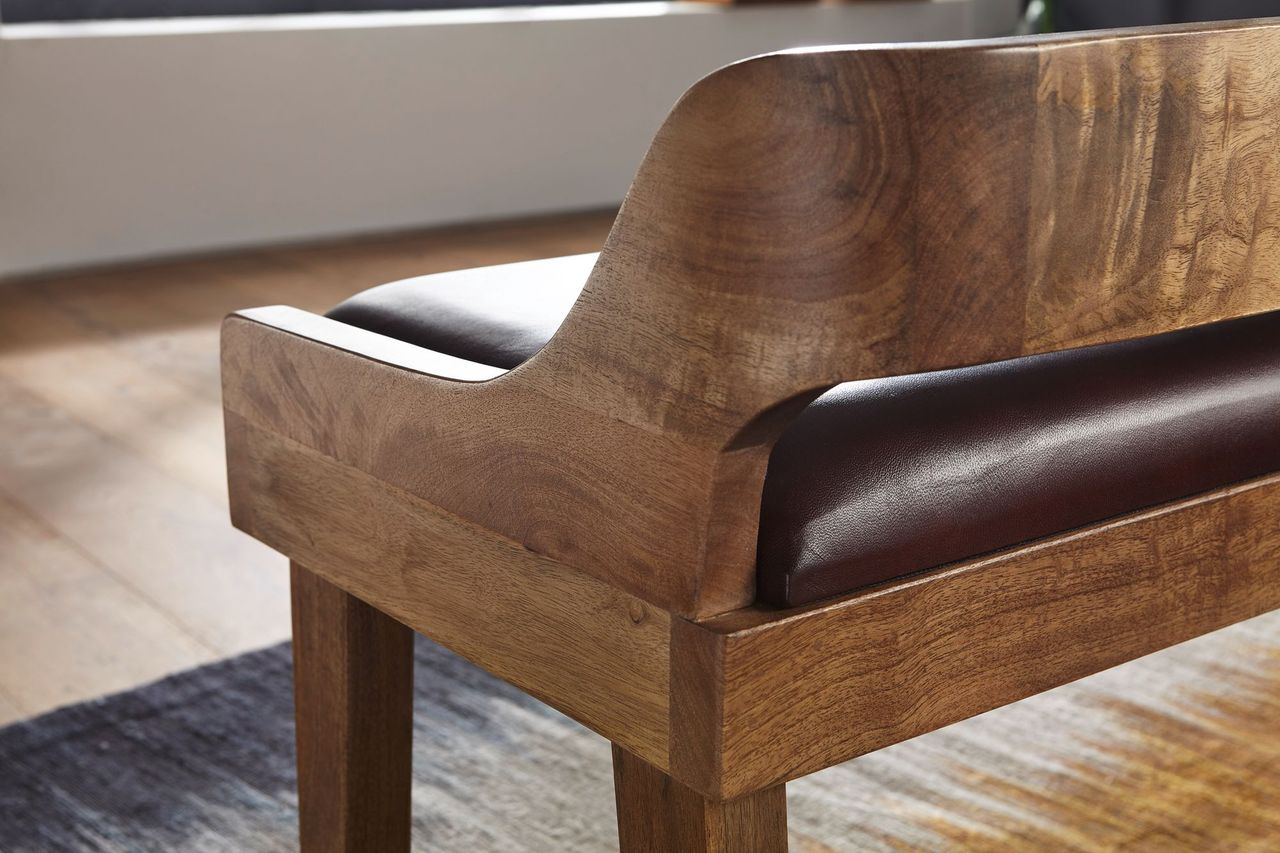 Wohnling Sitzbank 108 x 63 x 43 cm Mango