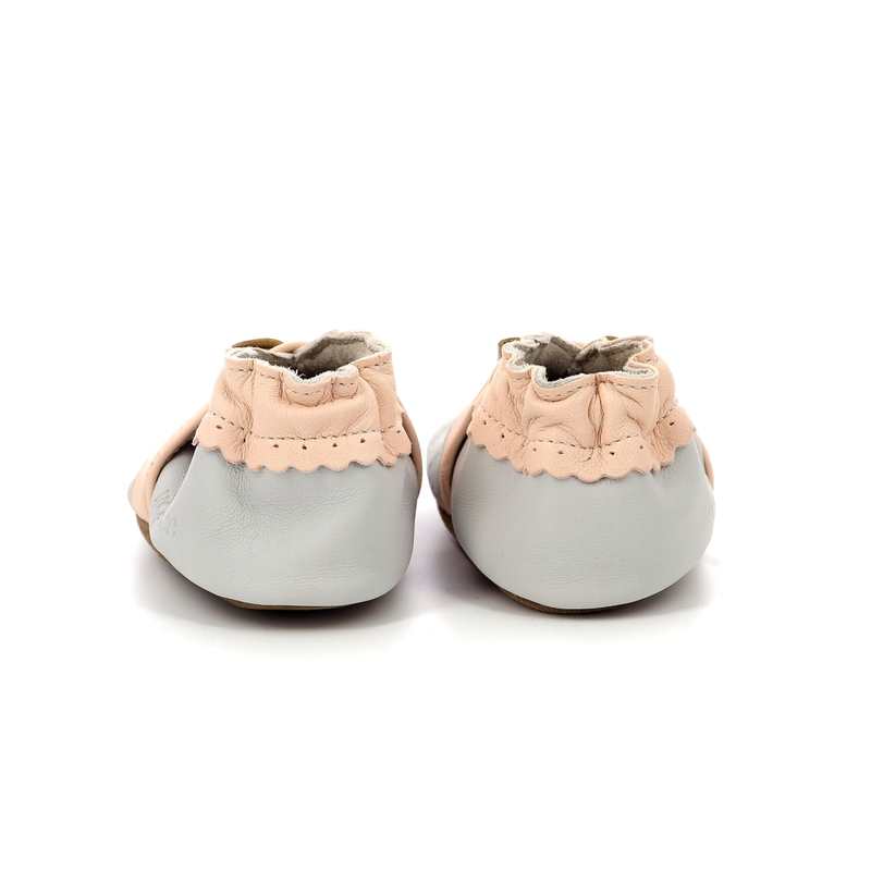 Chaussons cuir tannage vegetal Happy Mood