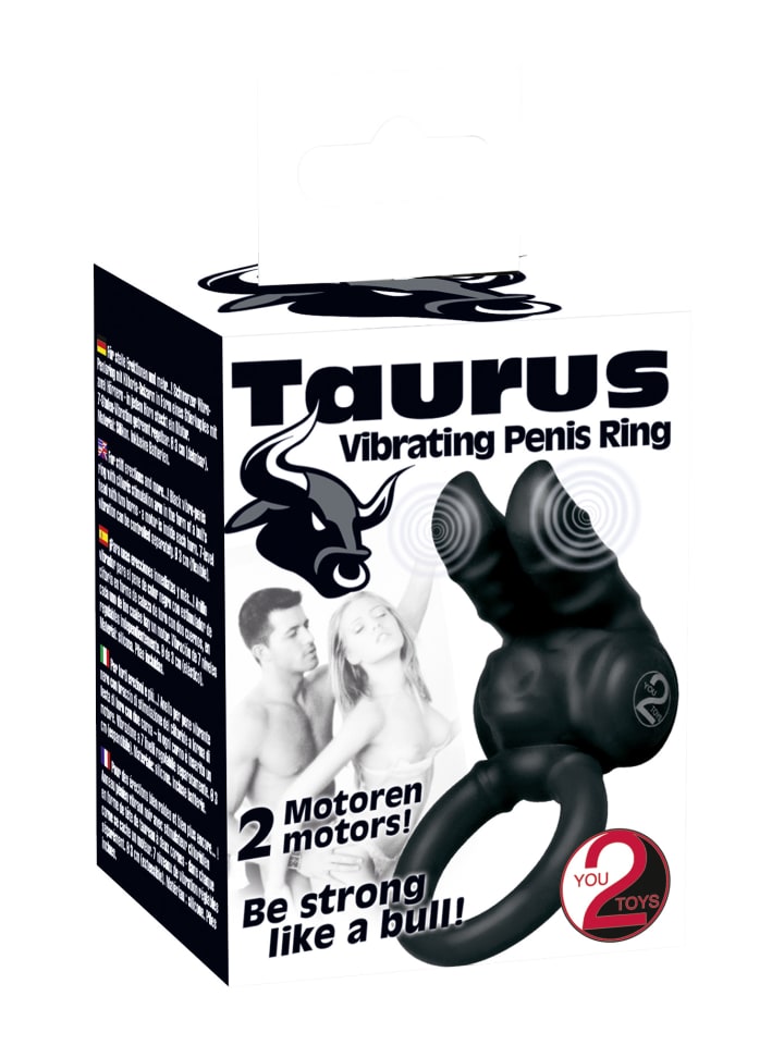 You2Toys vibrierender Penisring Taurus Penisring in schwarz günstig kaufen 0