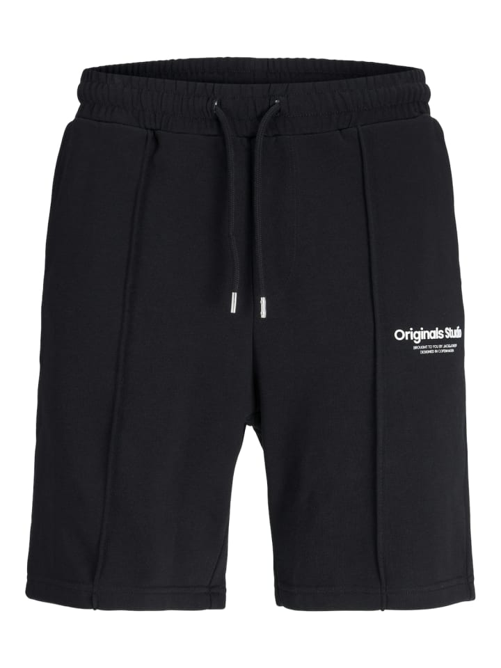 Jack & Jones Lässige Locker geschnittene Joggershorts - Elastischer Bund in Schwarz günstig kaufen