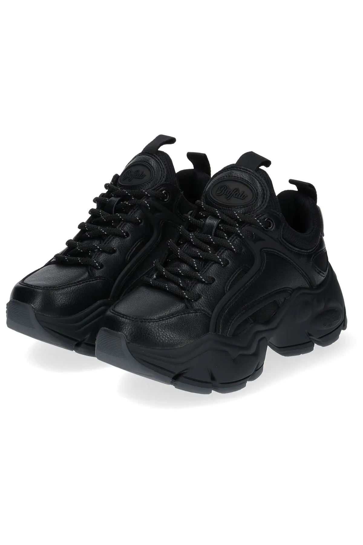 Buffalo  Sneaker - Schwarz - Blockabsatz
