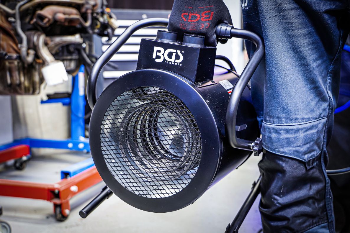 BGS 73372 Elektrischer Warmlufterhitzer 5 kW