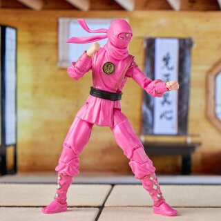 Power Rangers x Cobra Kai Ligtning Collection Actionfigur: Morphed Samantha LaRusso - Pink Mantis Ranger