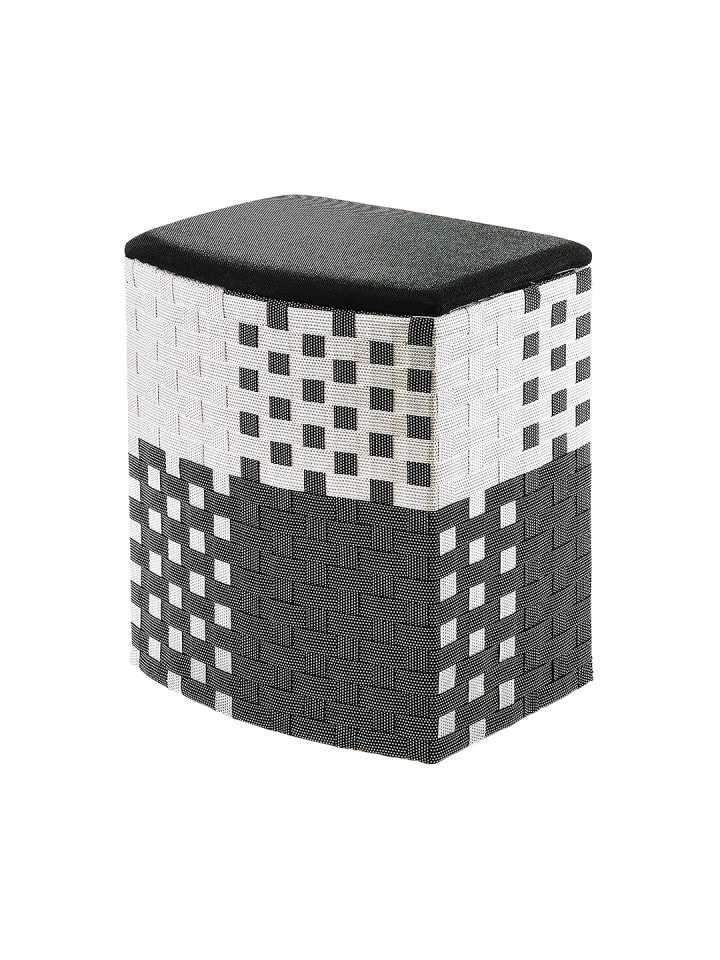 kobolo Wäschekorb BLACKWHITE44 in Weiß günstig kaufen onesize